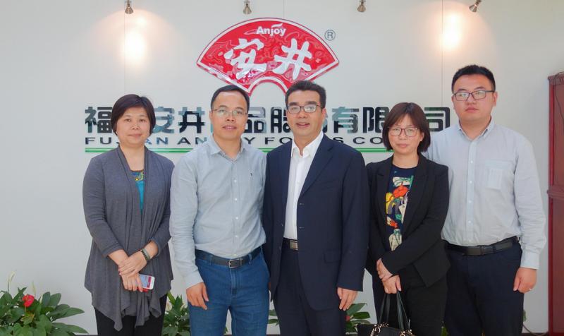 颜志平副会长走访福建安井食品有限公司